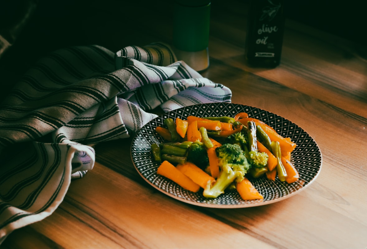 Stir-fried vegetables in vibrant colors