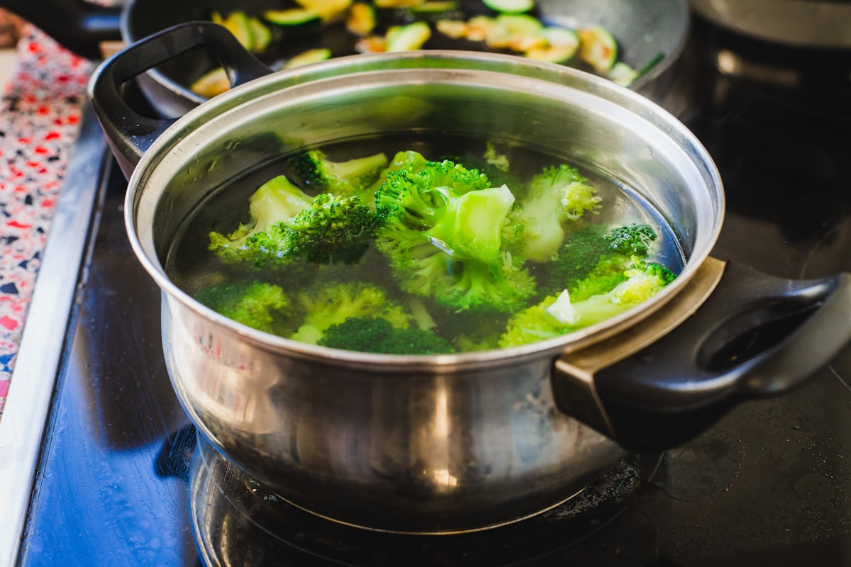 Slow-cooked stew in a pot